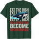 Orca Revolution -Funny Orca Eat the Rich Become Ungovernable T-Shirt - T-Shirt | Forest