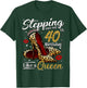 High Heels Stepping Into My 40th Birthday 40 and Fabulous T-Shirt - T-Shirt | Forest