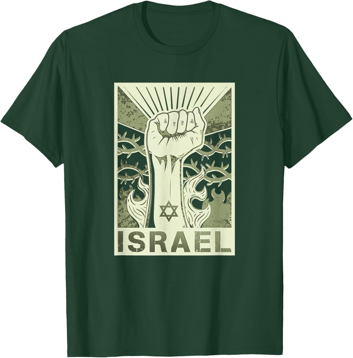 Israel- : Unterstützt Israel, ich stehe auf der Seite Israels, jüdisch T-Shirt - T-Shirt | Forest