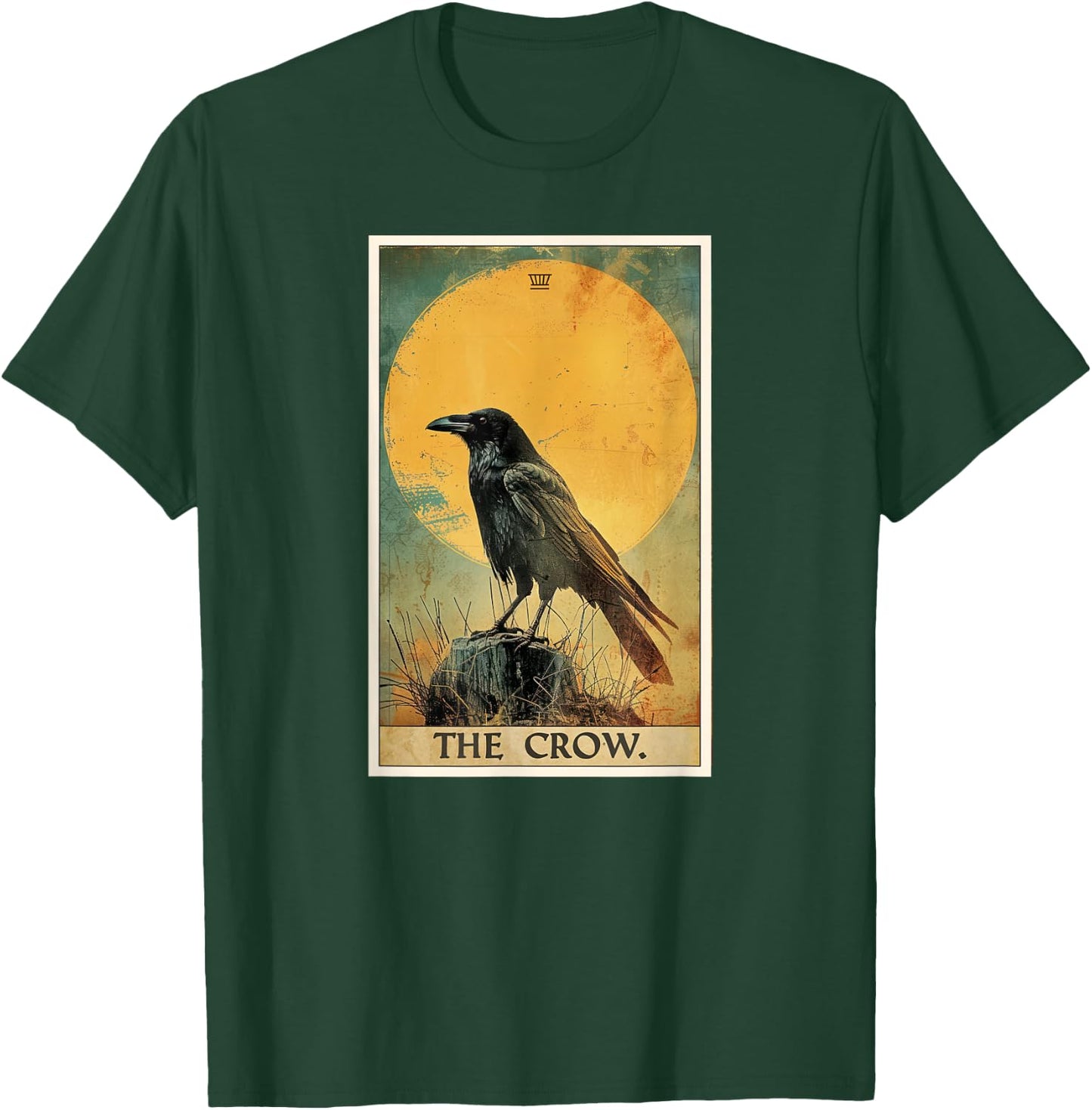 Crow Tarot Card Crows Crow T-Shirt - T-Shirt | Forest
