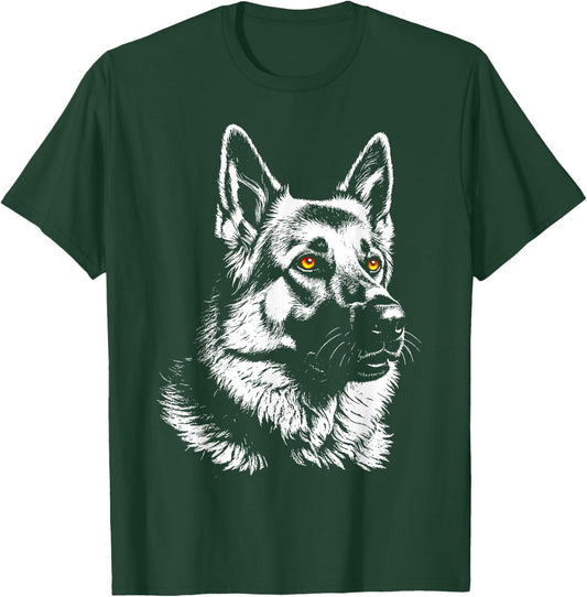 German Shepherd Eyes T-Shirt - T-Shirt | Forest