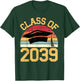 Class of 2039 Grow With Me First Day of School Graduation T-Shirt - T-Shirt | Forest