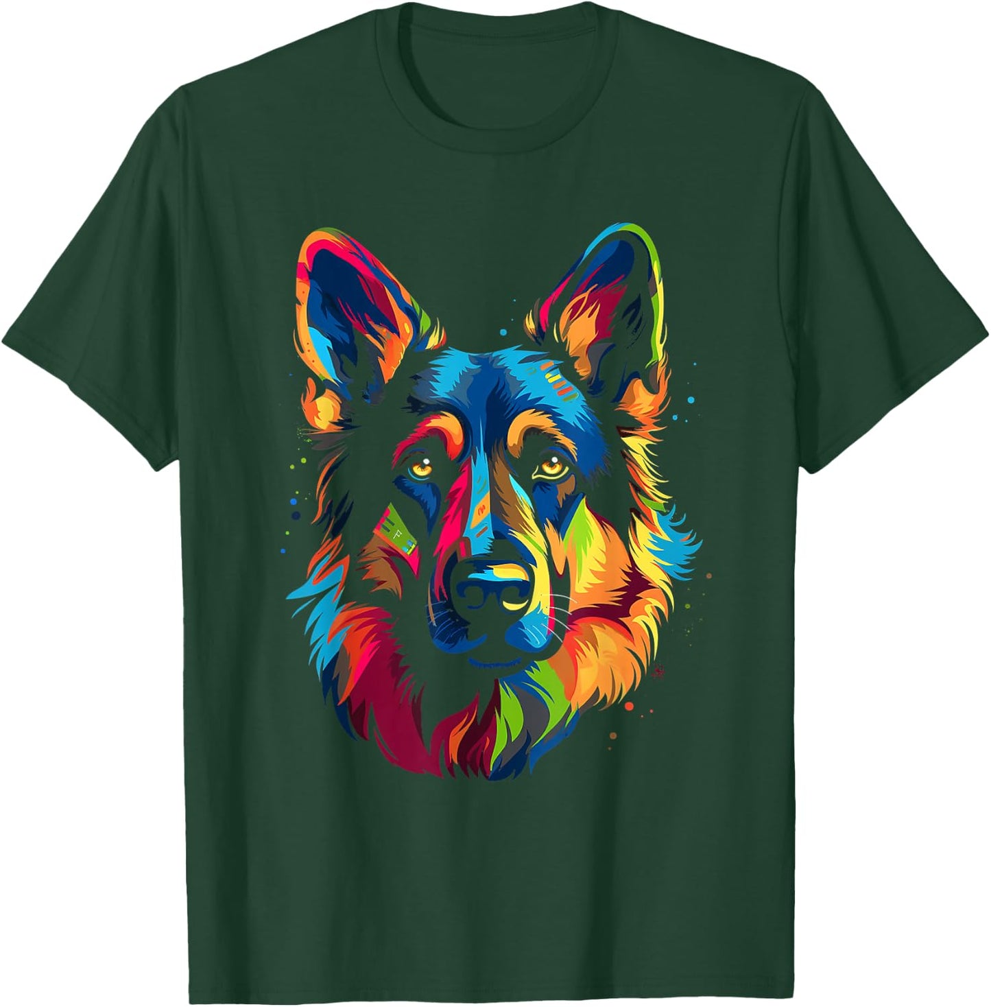 German shepherd dog T-Shirt - T-Shirt | Forest