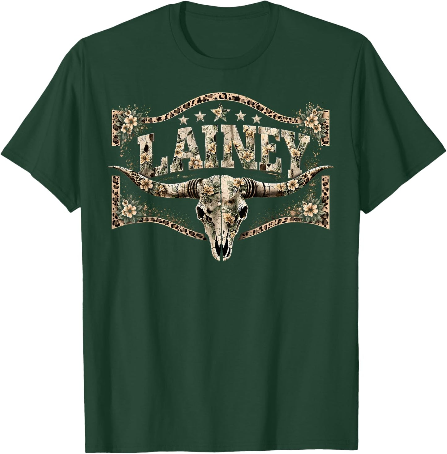 Retro Lainey Name Vintage Gift Women Kid T-Shirt - T-Shirt | Forest