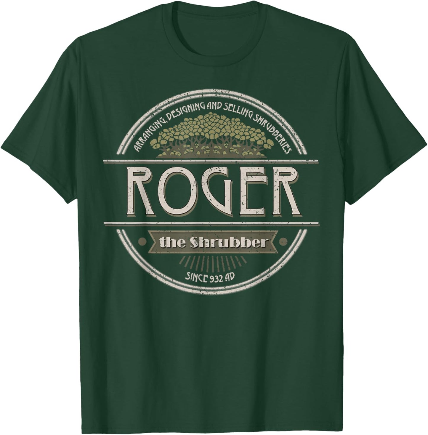 Vintage Roger The Shrubber T-Shirt - T-Shirt | Forest