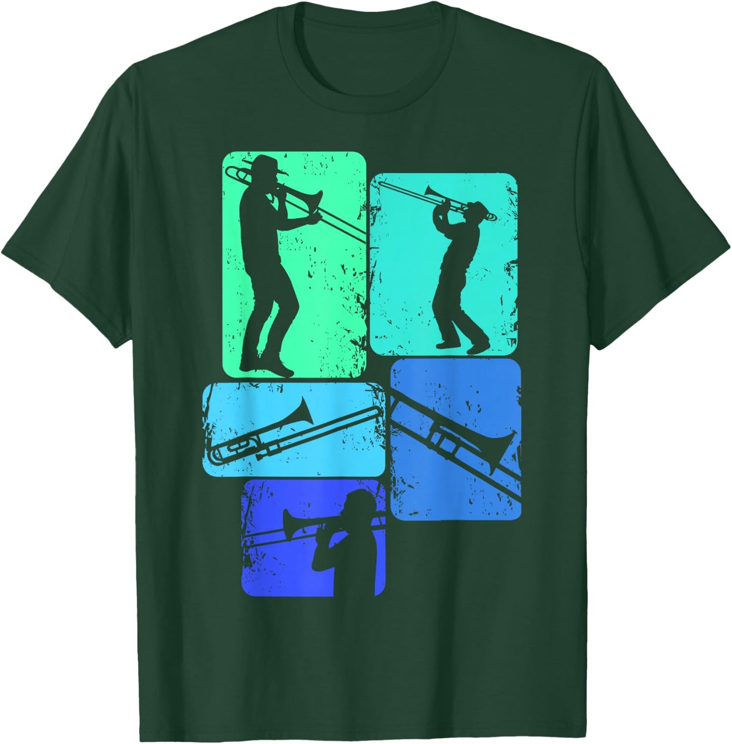 Posaune Posaunist Herren Kind T-Shirt - T-Shirt | Forest