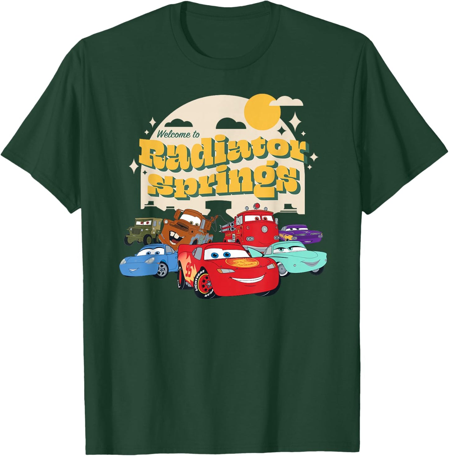 Disney Pixar Cars on The Road Radiator Springs T-Shirt - T-Shirt | Forest