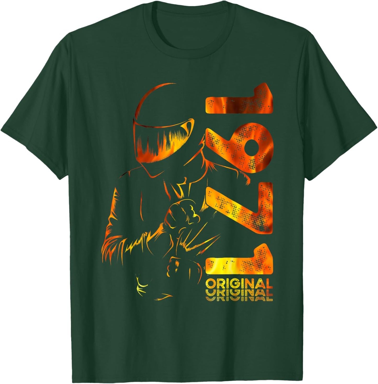 53rd Birthday Man Motorcycle Biker Biker 1971 , Black, S T-Shirt - T-Shirt | Forest
