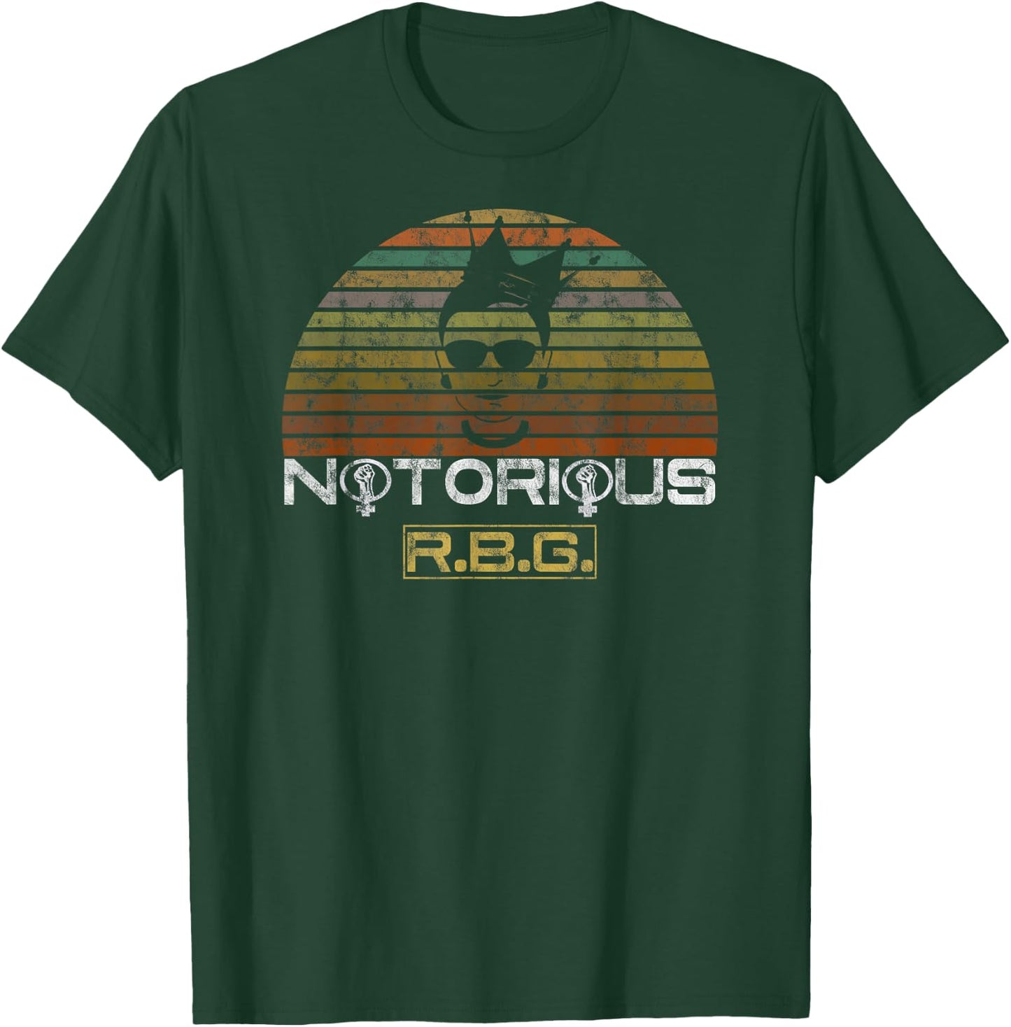 Vintage Notorious RBG Ruth Bader Ginsburg Politisches T-Shirt - T-Shirt | Forest