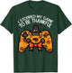 Stopped My Game Be Thankful Thanksgiving Gamer Boys Kids Men T-Shirt - T-Shirt | Forest