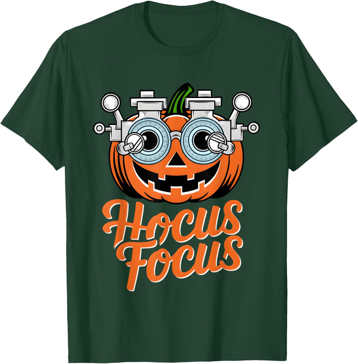 Hocus Focus Optometry Halloween Shirt Optometrist Eye Doctor T-Shirt - T-Shirt | Forest
