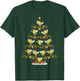 Bee Xmas Tree Lighting Santa Bee Christmas T-Shirt - T-Shirt | Forest