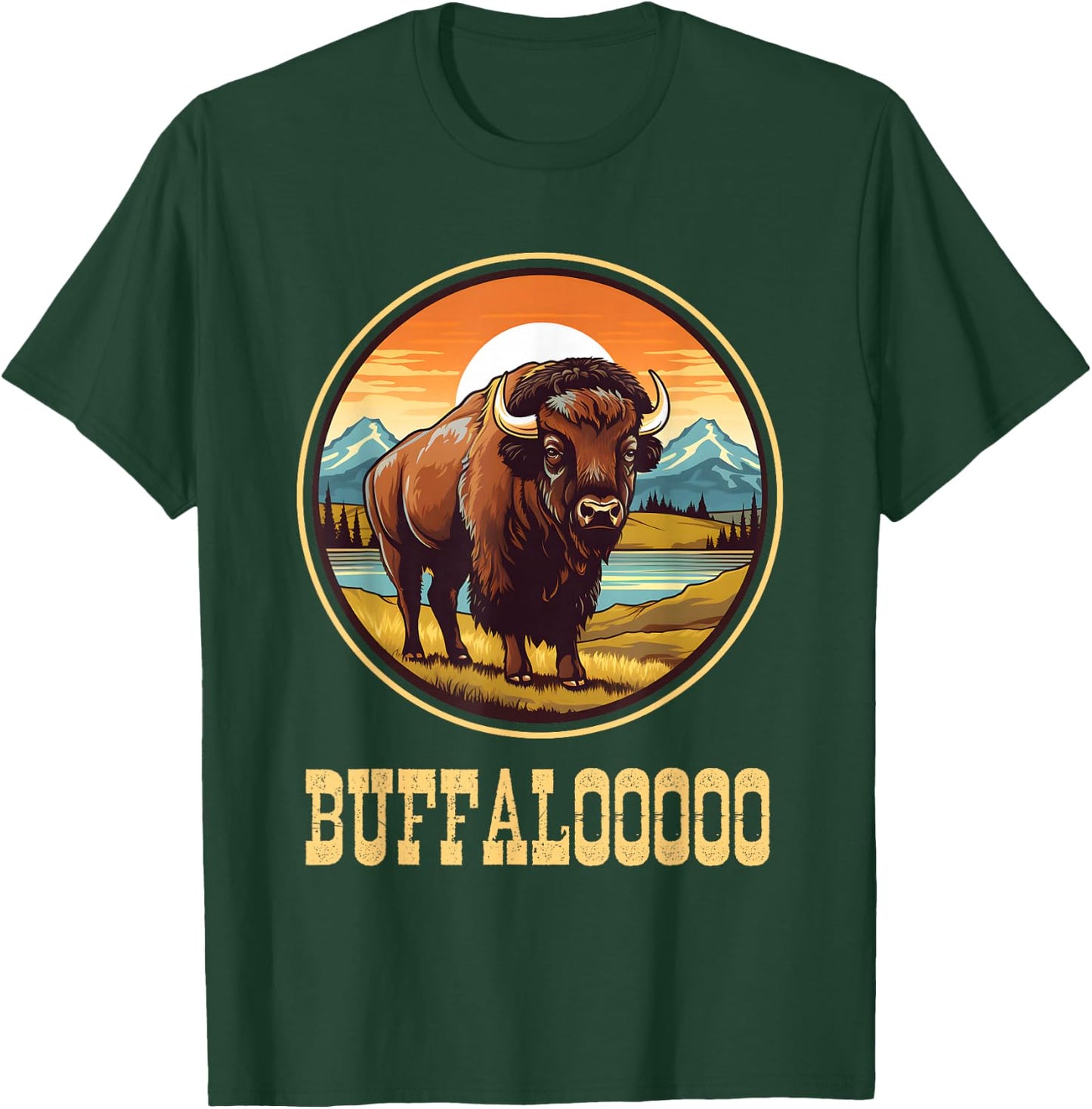 Lucky Buffalo Lucky Casino Shirt Slot Machine T-Shirt - T-Shirt | Forest