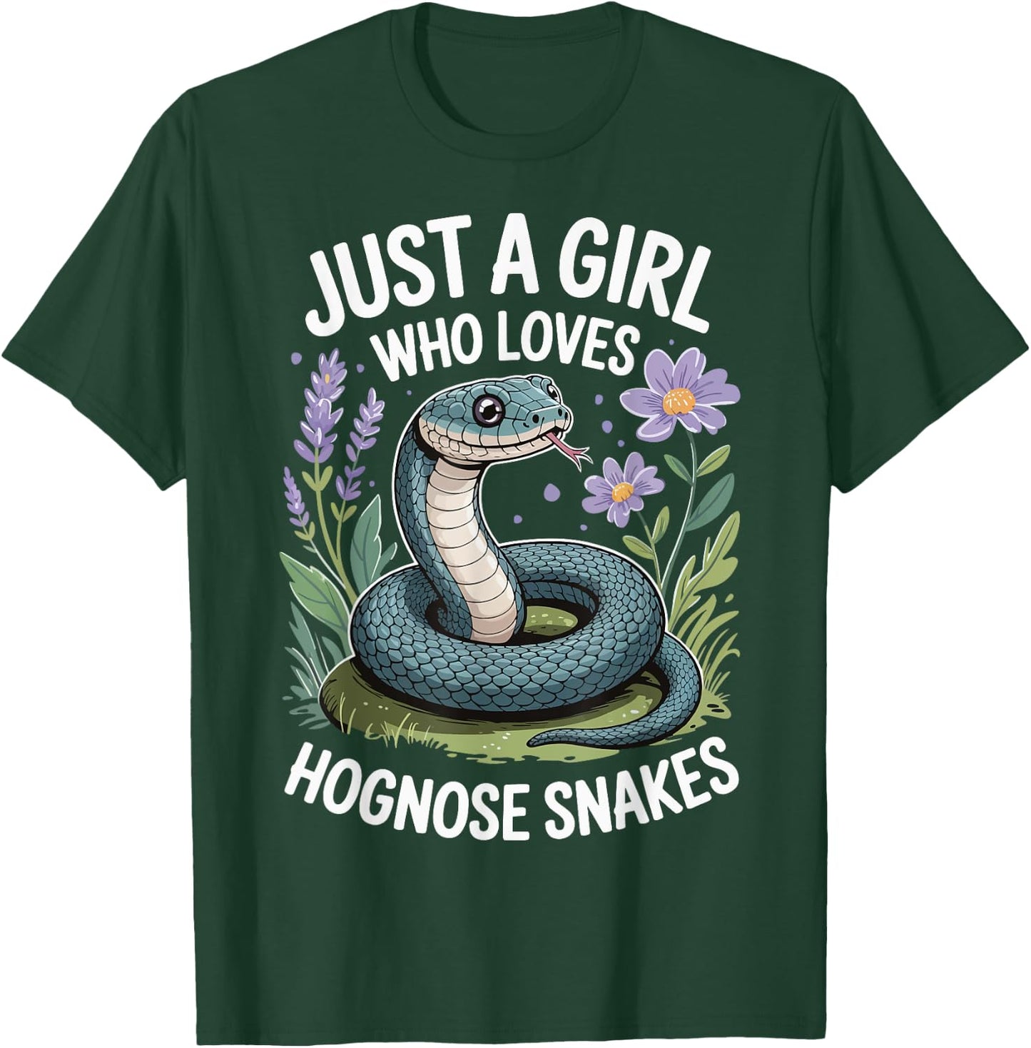 Just A Girl Who Loves Hognose Snakes T-Shirt - T-Shirt | Forest