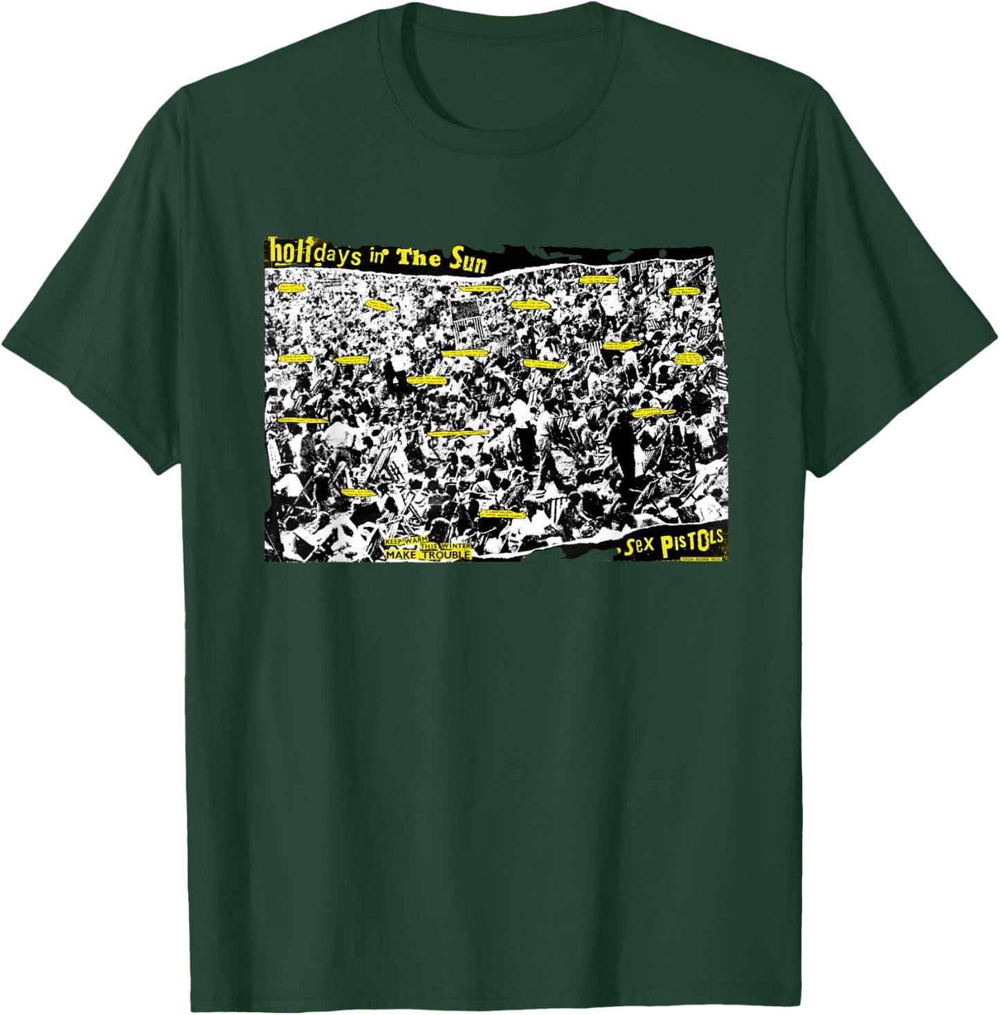 Sex Pistols Official Holidays In The Sun T-Shirt - T-Shirt | Forest