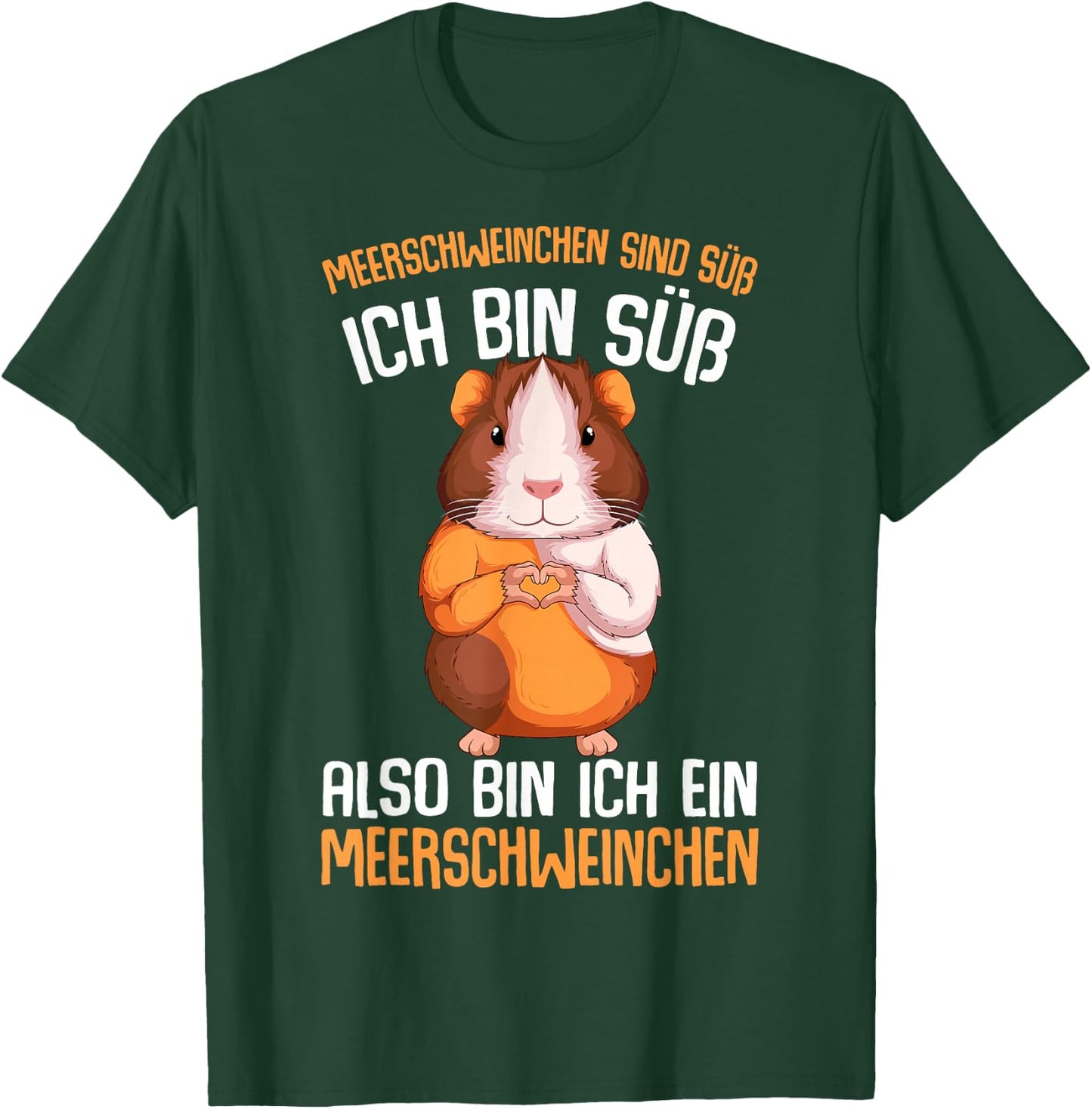 Guinea pigs are sweet guinea pig, children's girls' T-Shirt - T-Shirt | Forest