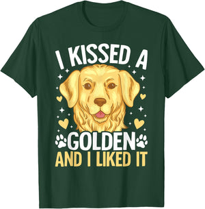 I Kissed A Golden Retriever And I Liked It T-Shirt - T-Shirt | Forest