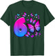 Geburtstag Mädchen 6 Jahre alt, Schmetterling, Nummer 6 T-Shirt - T-Shirt | Forest