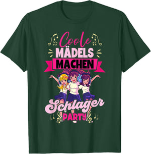 Cool Girls Make Schlager , black T-Shirt - T-Shirt | Forest