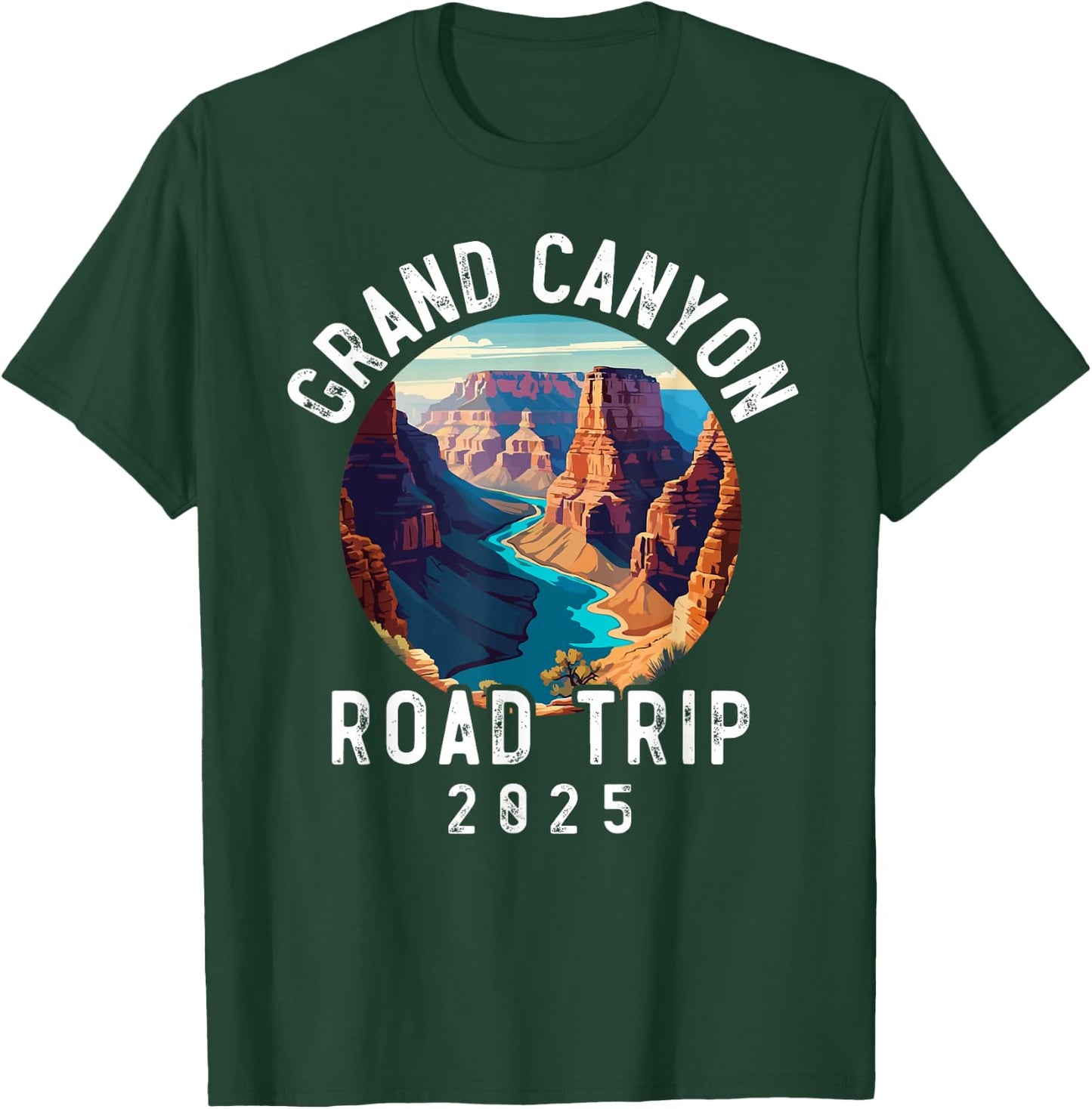 Grand Canyon National Park, Family Souvenir Road Trip 2025 T-Shirt - T-Shirt | Forest