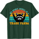 My Spirit Animal Is A Trash Panda Funny Raccoon Gift T-Shirt - T-Shirt | Forest