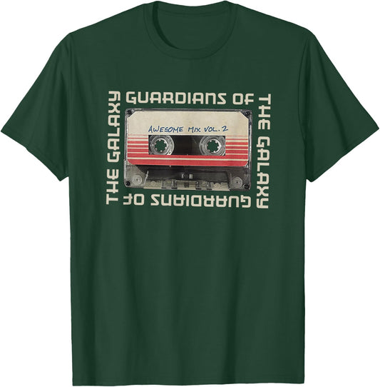 Guardians Of The Galaxy Vol.2 Cassette , black T-Shirt - T-Shirt | Forest