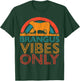 Cow Vibes Only - Cow Breeder Brangus Cattle Farmer T-Shirt - T-Shirt | Forest