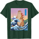 Groundhogzilla Funny Japanese Great Wave Anime Groundhog T-Shirt - T-Shirt | Forest
