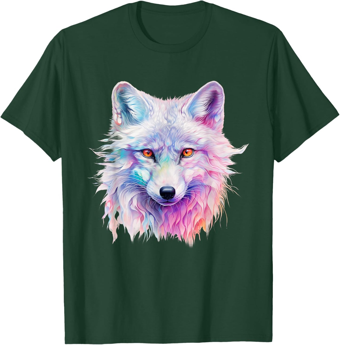 Colorful Arctic Fox T-Shirt - T-Shirt | Forest