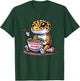 Kawaii Gecko Herpetology Cute Leopard Gecko Eating Ramen T-Shirt - T-Shirt | Forest