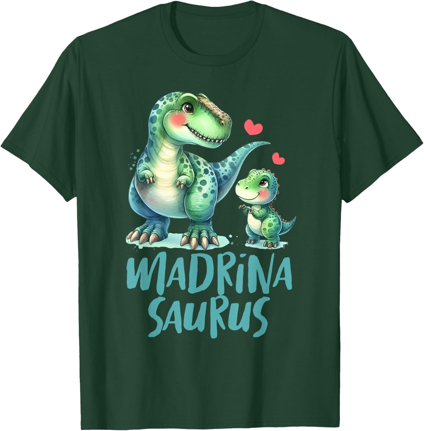 Spanish Godmother Madrina Dinosaur Lover Madrina Saurus T-Shirt - T-Shirt | Forest