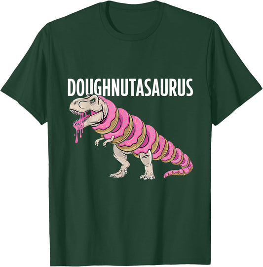 Doughnut Dino T-Rex Baking Donut Lover T-Shirt - T-Shirt | Forest