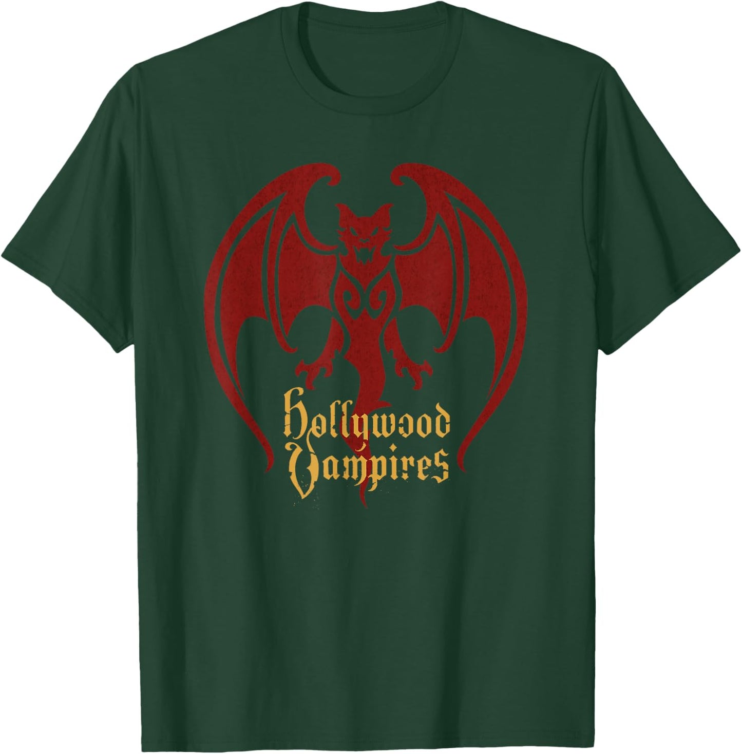 Hollywood Vampires Bat Logo T-Shirt - T-Shirt | Forest