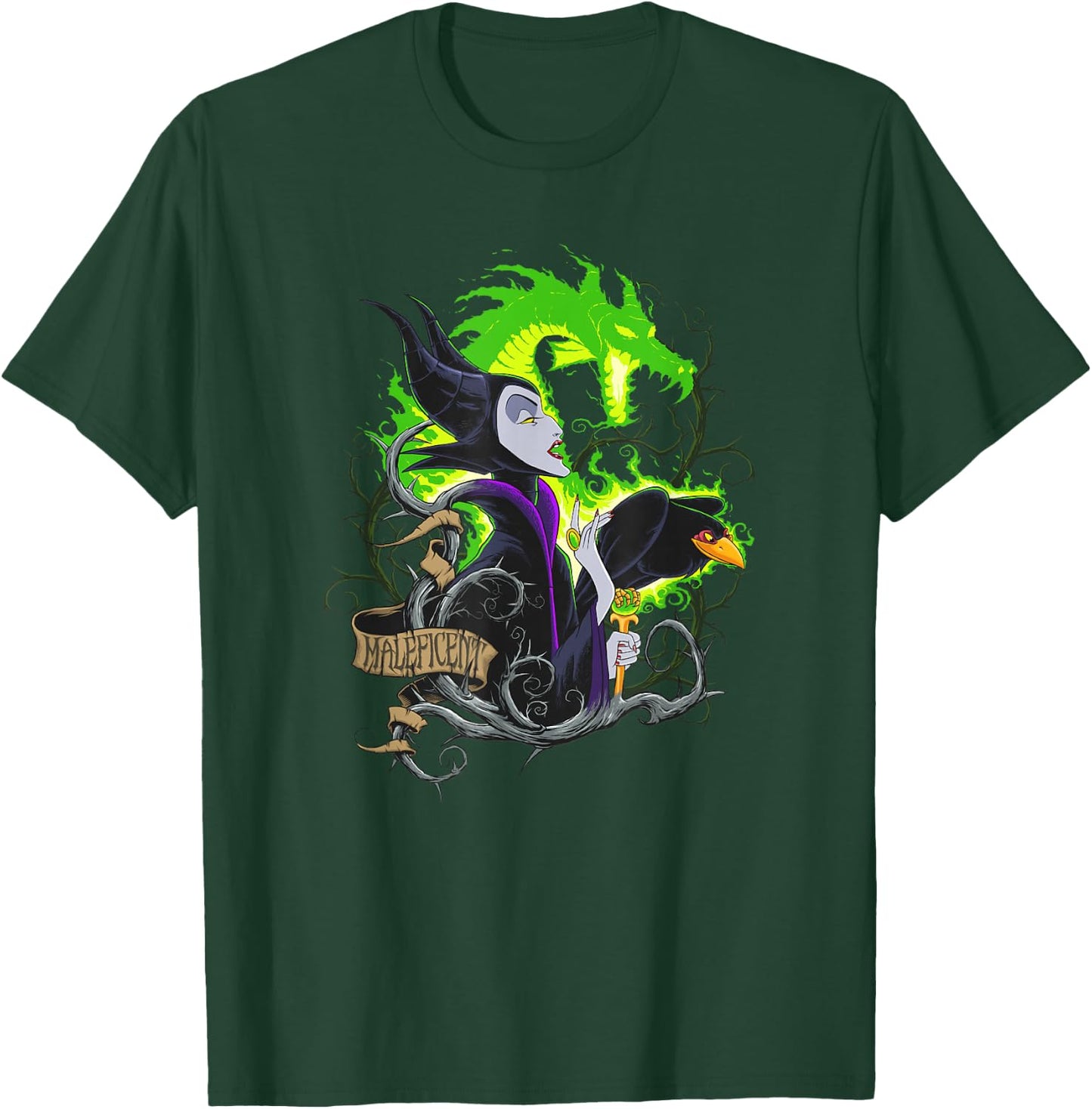 Disney Sleeping Beauty Maleficent Queen of Thorns T-Shirt - T-Shirt | Forest