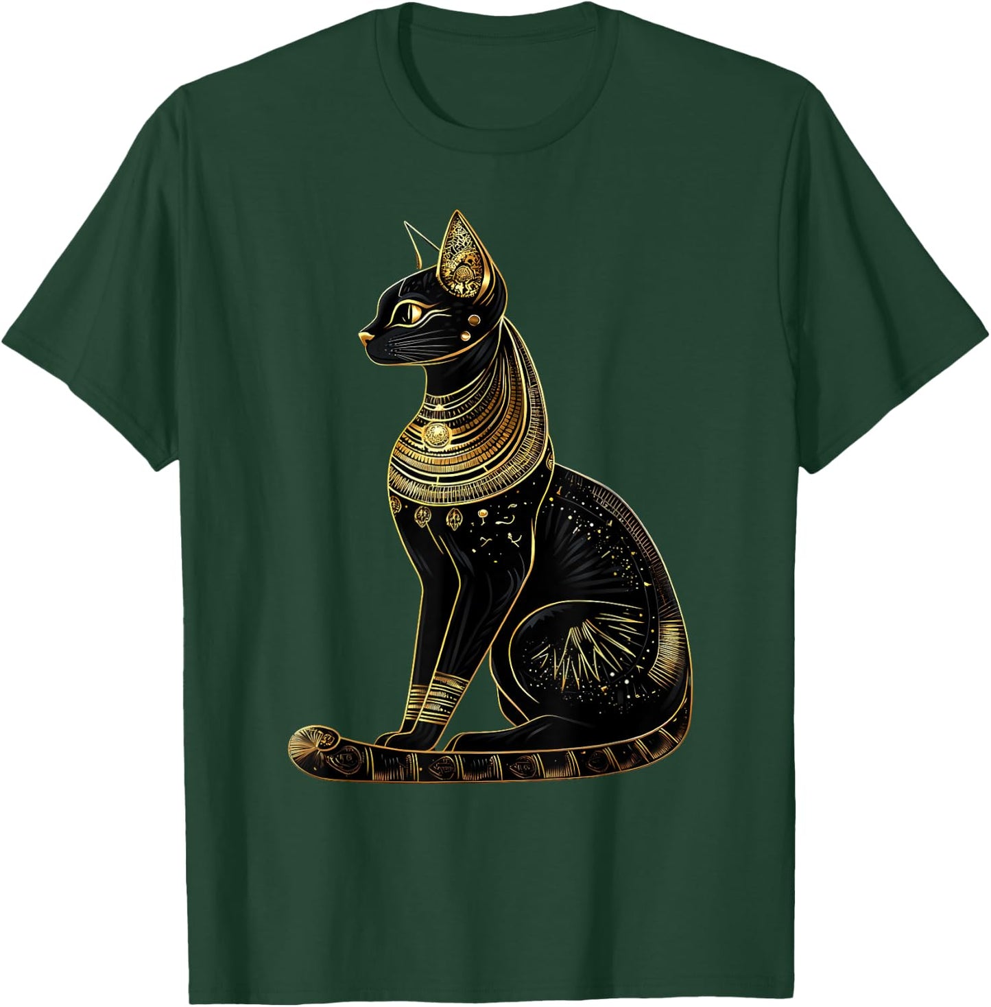 Égypte ancienne Bastet Cat Egypte Mythologie égyptologie égyptienne T-Shirt - T-Shirt | Forest