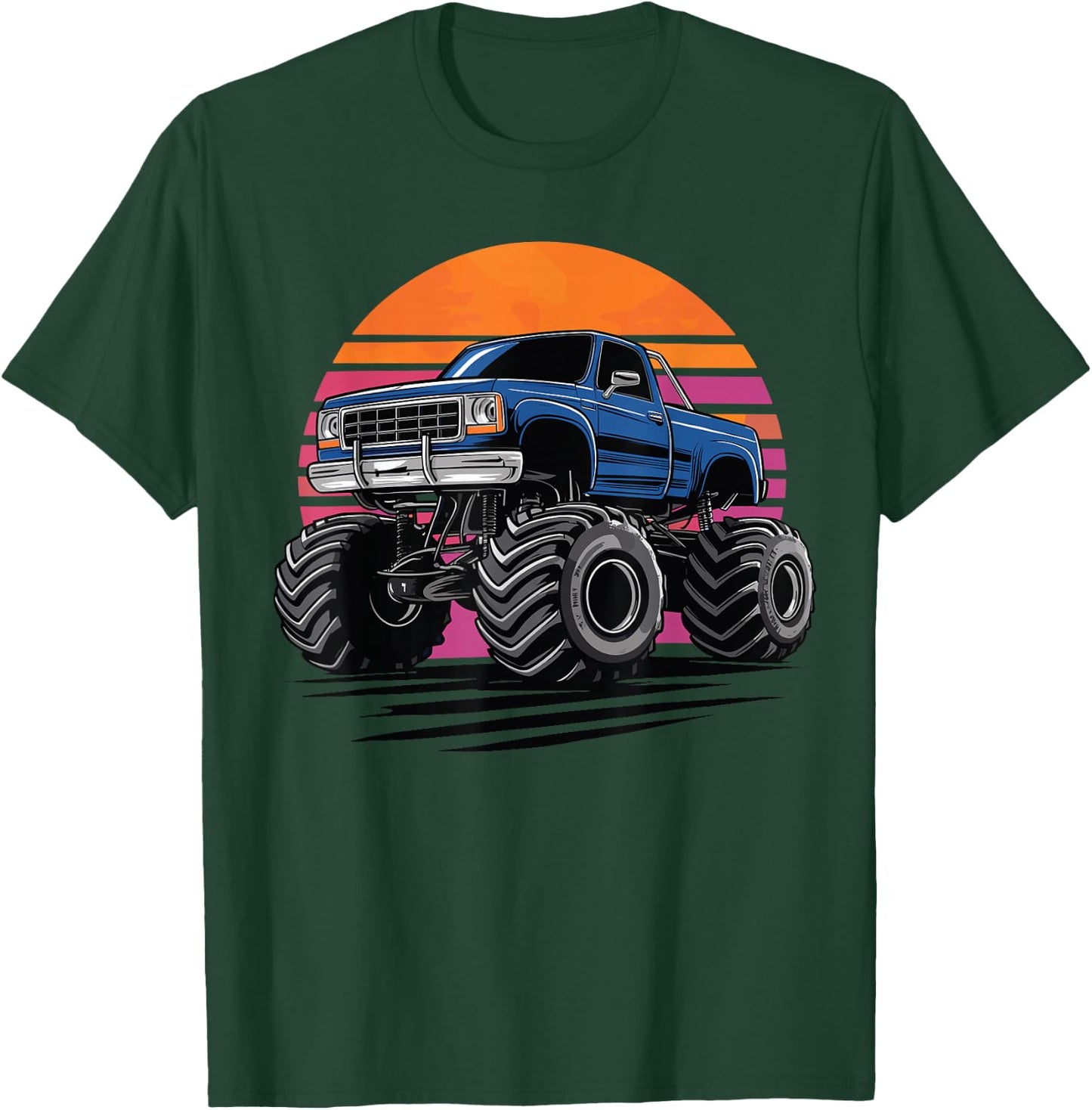 Monster Truck für Kleinkinder Jugend & Erwachsene T-Shirt - T-Shirt | Forest