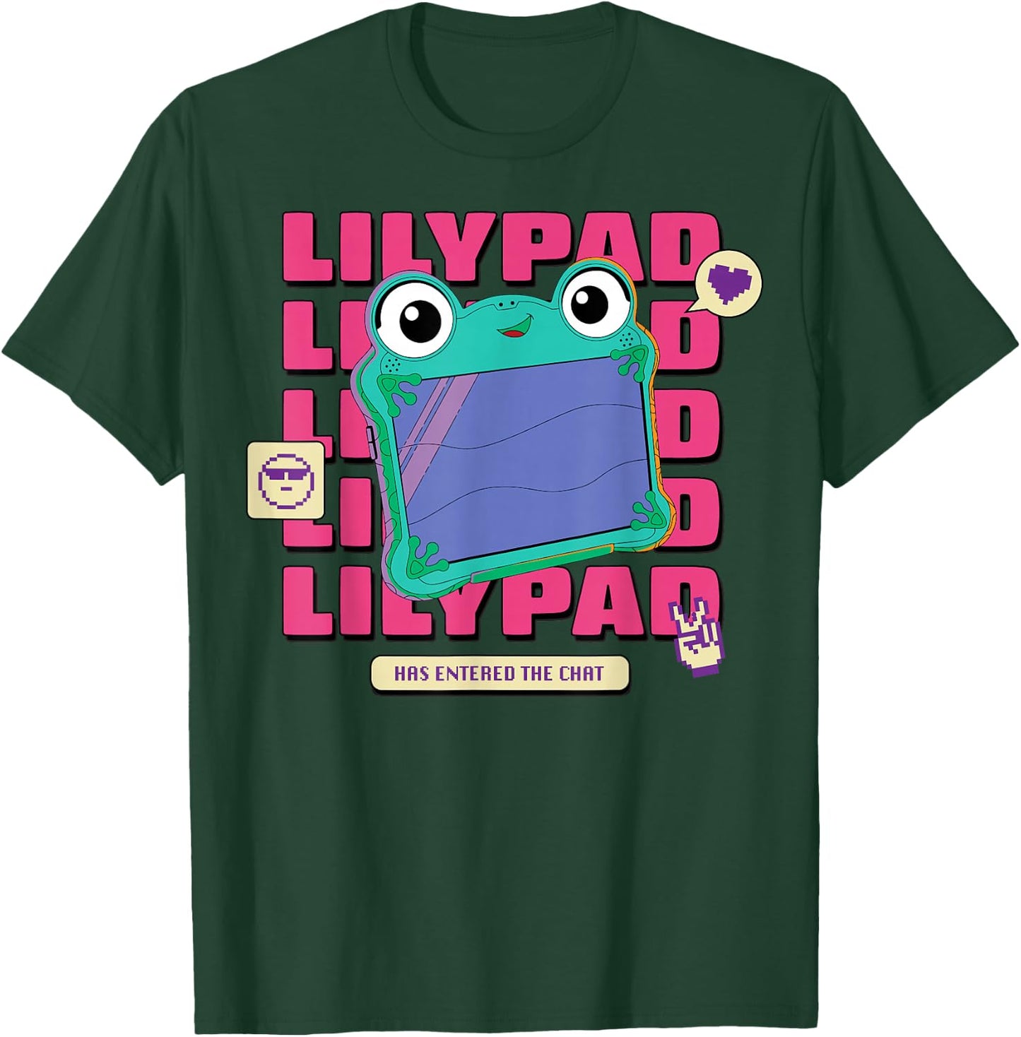 Disney Pixar Toy Story 5 Lilypad Has Entered The Chat Pixels T-Shirt - T-Shirt | Forest