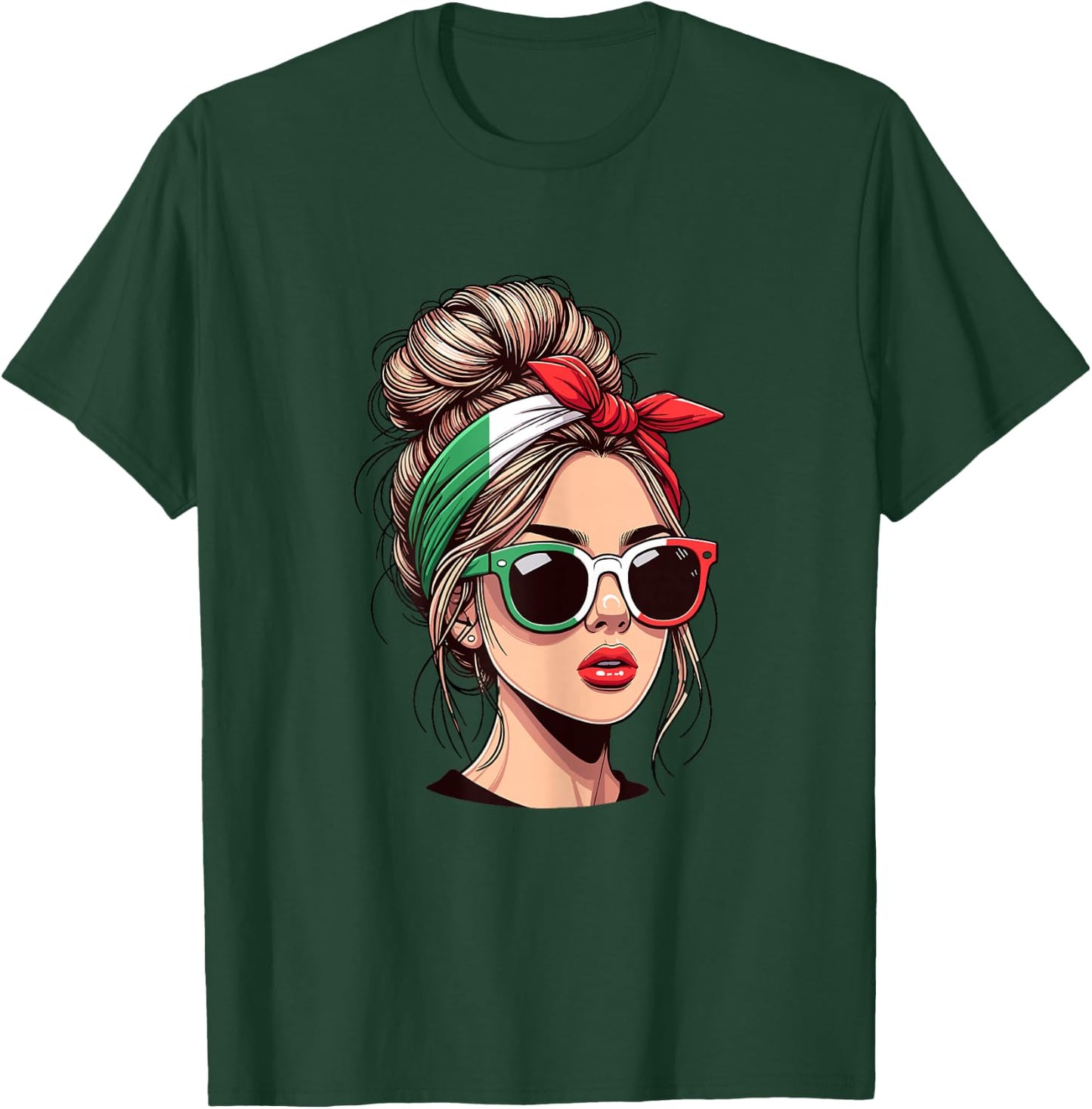 Ragazza Italiana Italienisch Mädchen Italia Italien Mädchen Kinder T-Shirt - T-Shirt | Forest