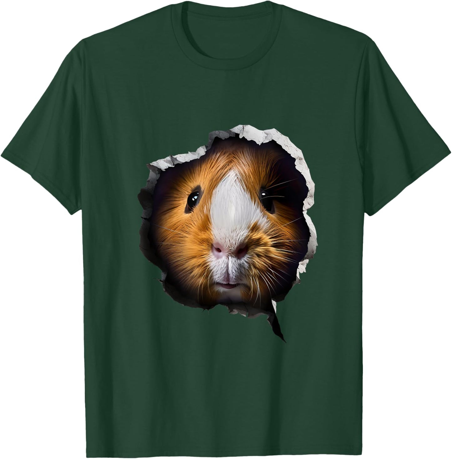 Guinea Pig Face T-Shirt - T-Shirt | Forest
