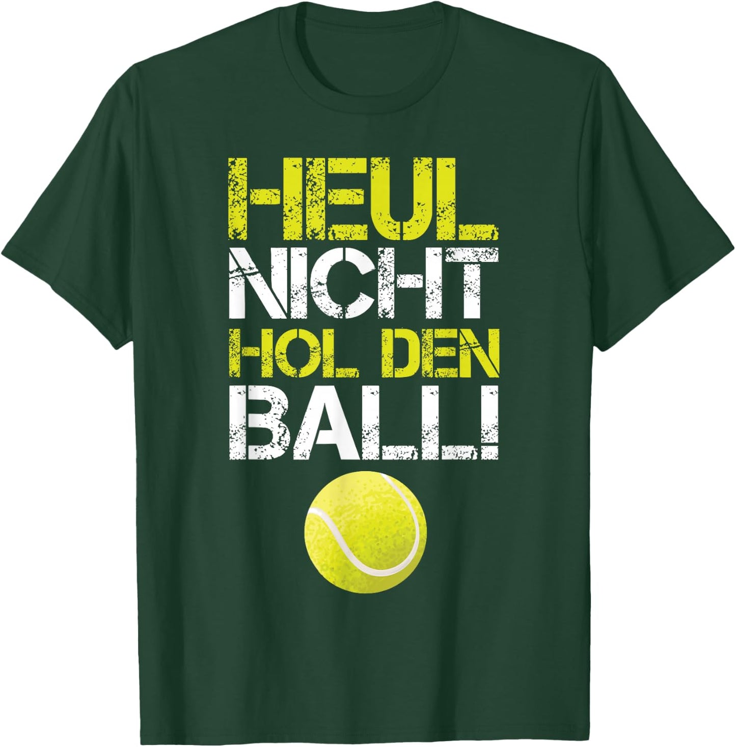 Funny Tennis Player Tennis Ball T-Shirt - T-Shirt | Forest