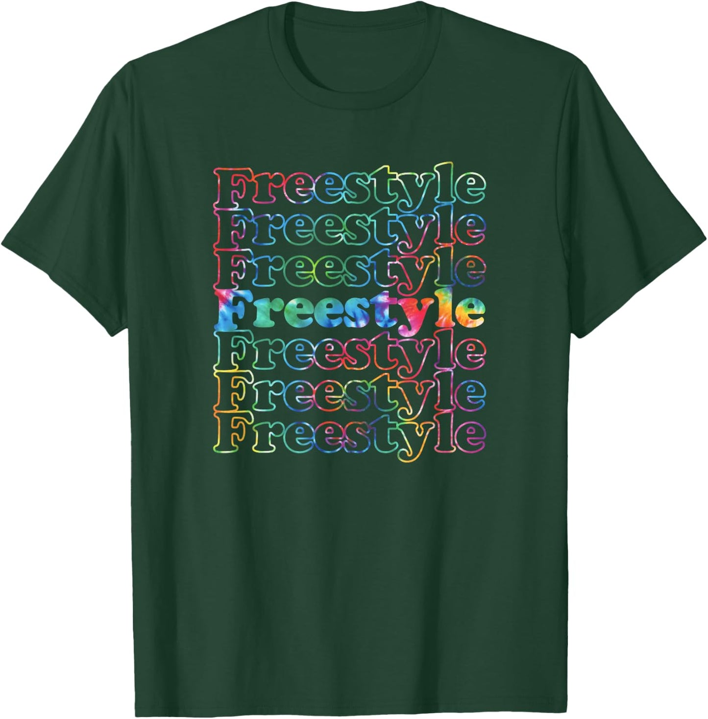 Freestyle Music Tie Dye T-Shirt - T-Shirt | Forest