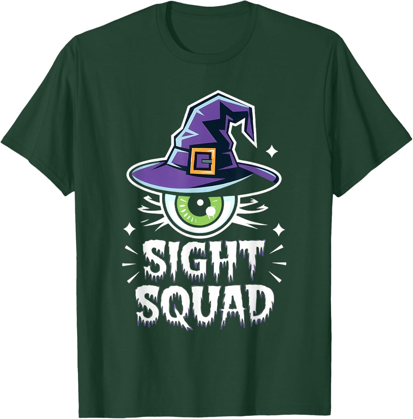 Halloween Optometrist Sight Squad Optometry Eyeball T-Shirt - T-Shirt | Forest