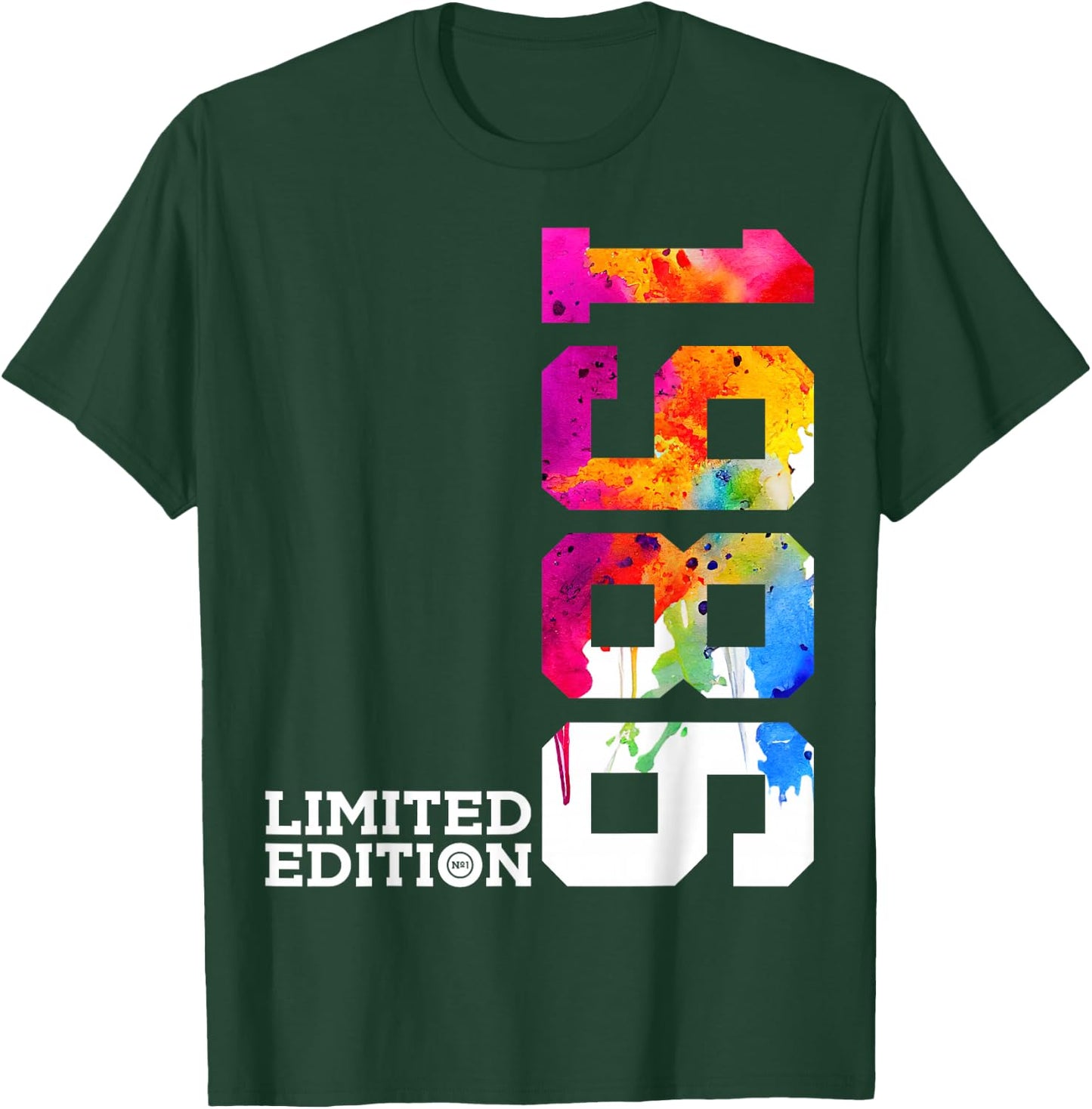 37 Jahre 37th Birthday Limited Edition 1986 , black T-Shirt - T-Shirt | Forest