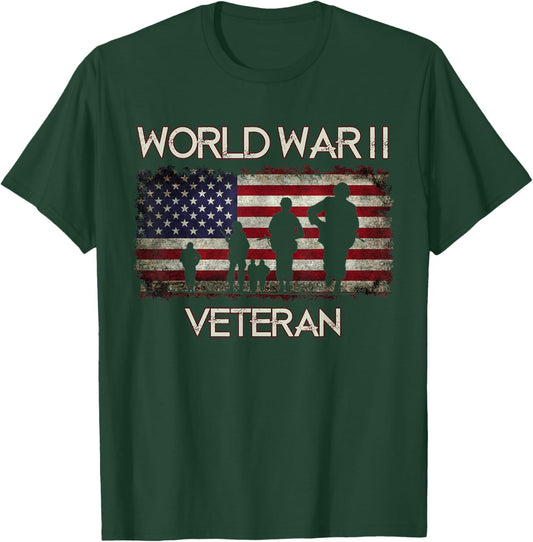 World War 2 Veteran T-Shirt - T-Shirt | Forest