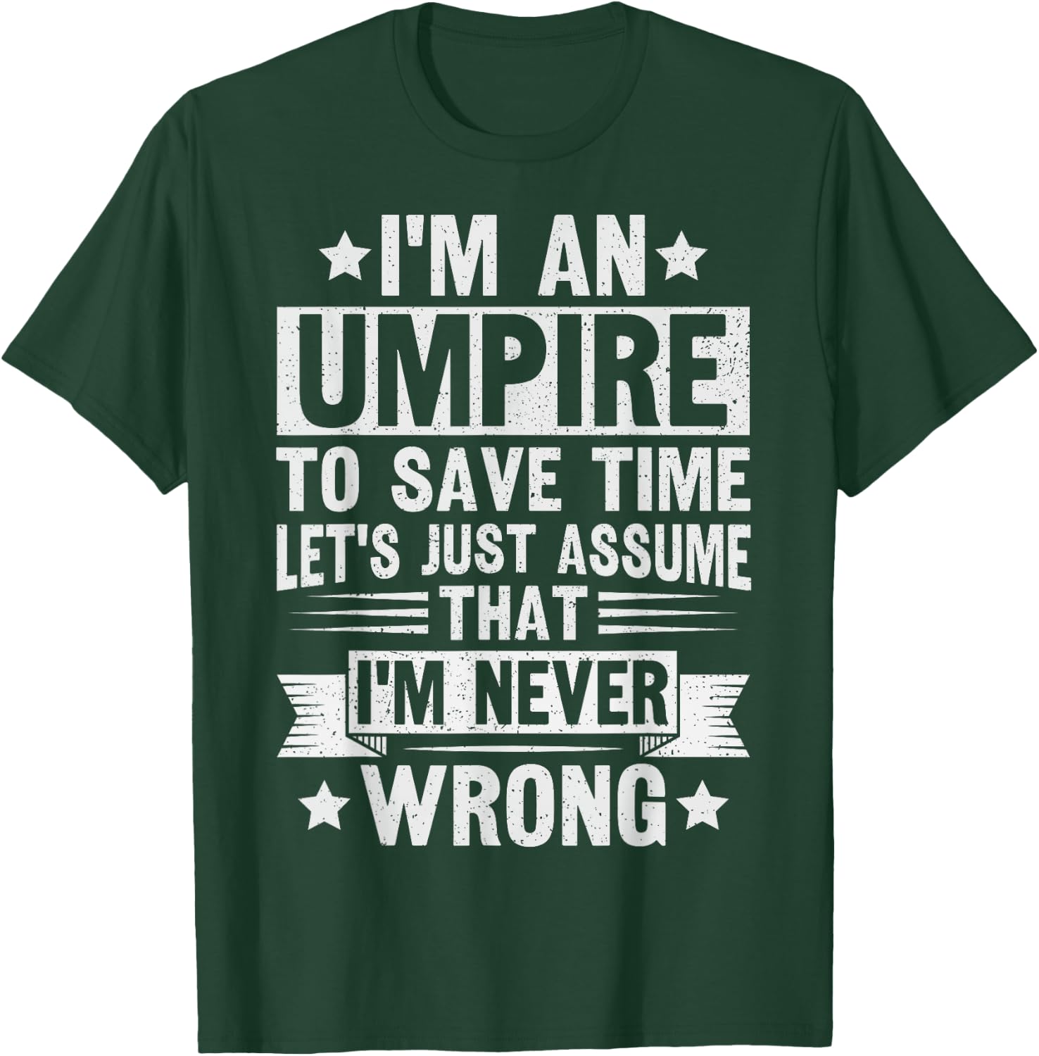 Umpire Funny Basketball Design for an Umpire T-Shirt - T-Shirt | Forest