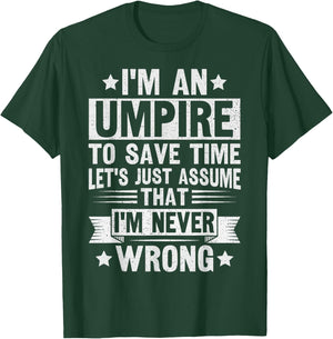 Umpire Funny Basketball Design for an Umpire T-Shirt - T-Shirt | Forest