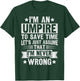 Umpire Funny Basketball Design for an Umpire T-Shirt - T-Shirt | Forest