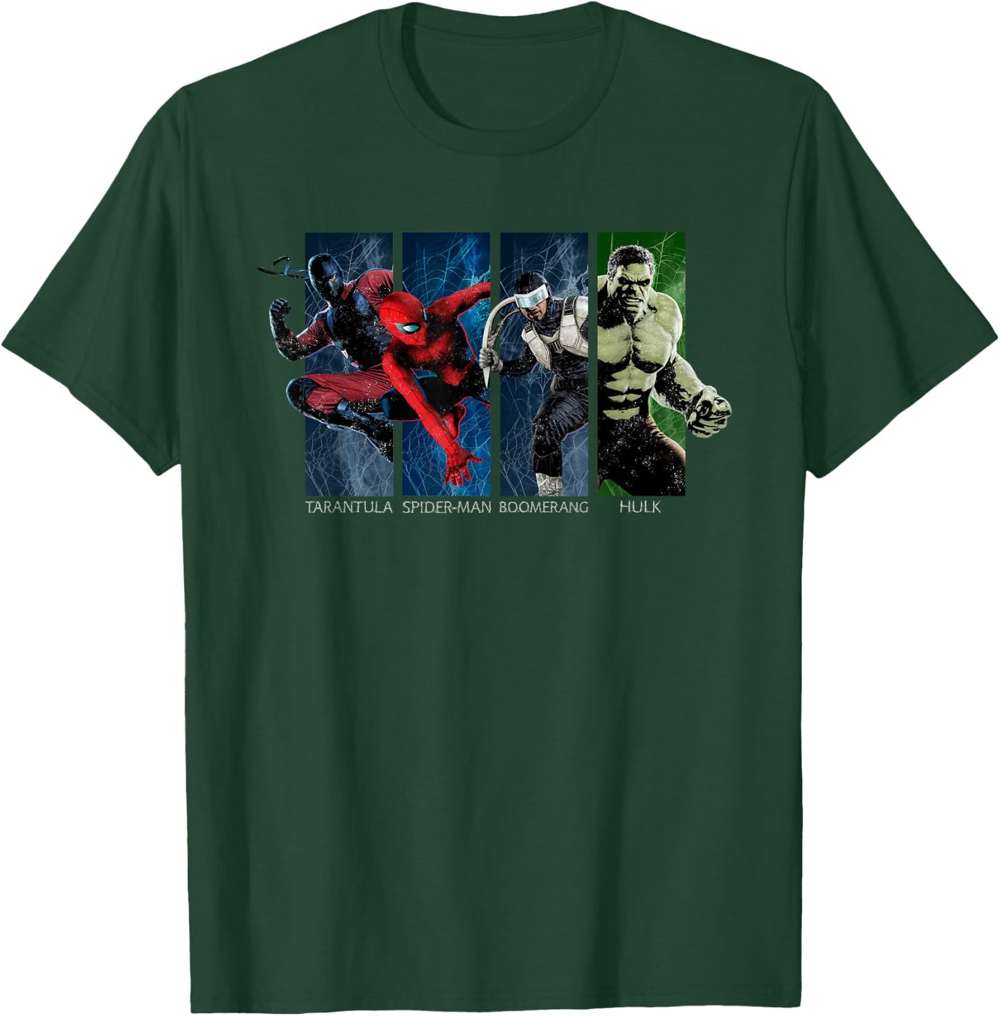 Marvel Studios Spider-Man BND Movie 2026 Heroes and Villains T-Shirt - T-Shirt | Forest