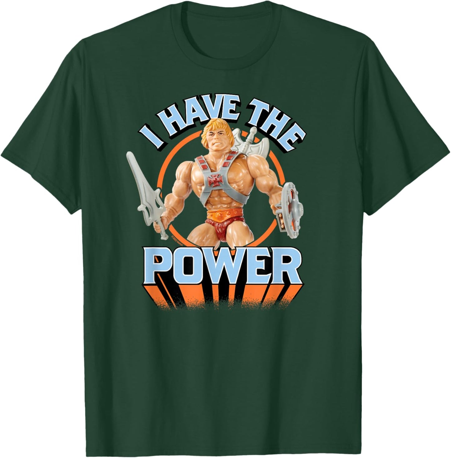 Masters Of The Universe - with German Text "Ich habe die, black T-Shirt - T-Shirt | Forest