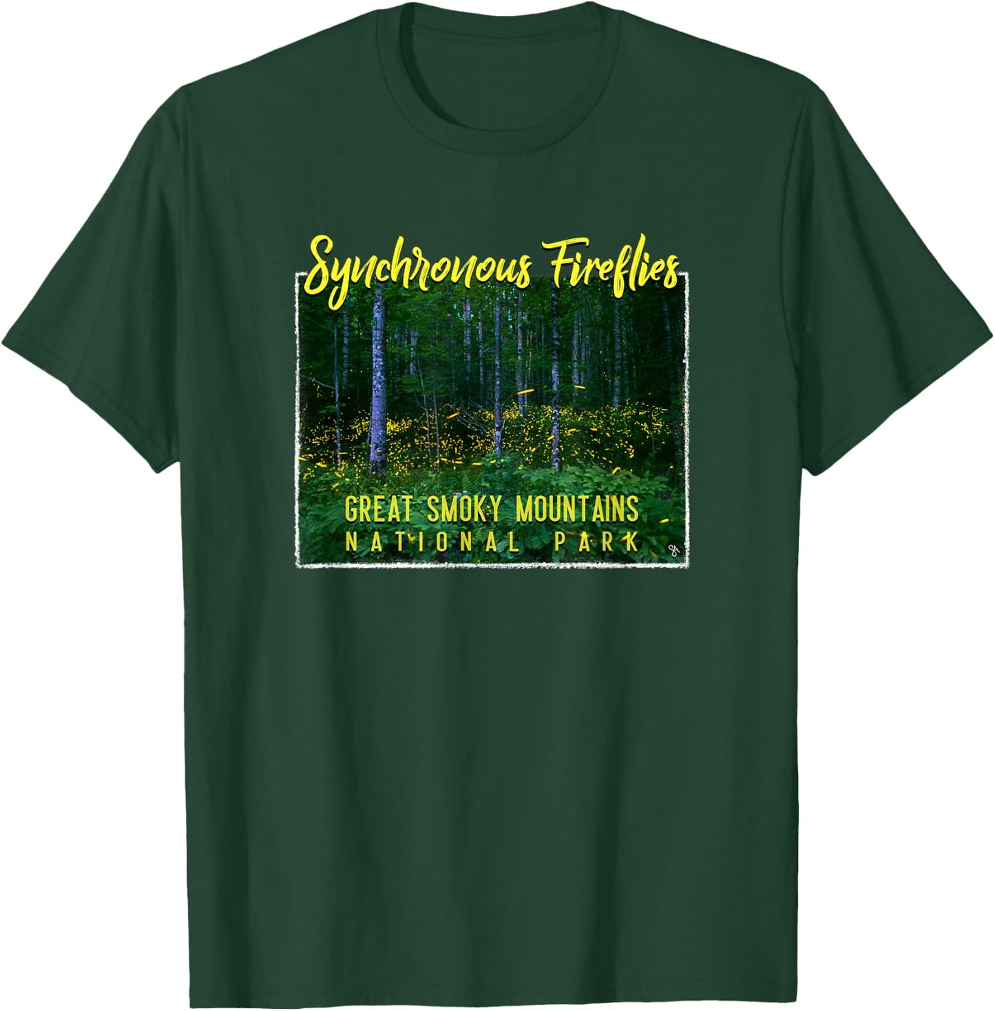 Great Smoky Mountains National Park Synchronous Fireflies T-Shirt - T-Shirt | Forest